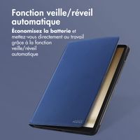 Accezz Coque tablette Classic Samsung Galaxy Tab A9 8.7 pouces - Bleu foncé