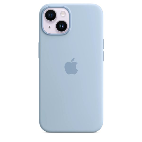 Apple Coque en silicone MagSafe iPhone 14 - Sky