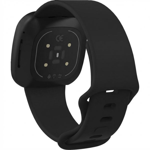 imoshion Bracelet silicone Fitbit Versa 4/ 3 / Sense (2) - Noir