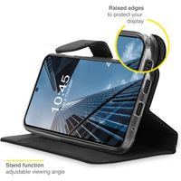 Accezz Étui de téléphone portefeuille Wallet Motorola Moto G60 - Noir