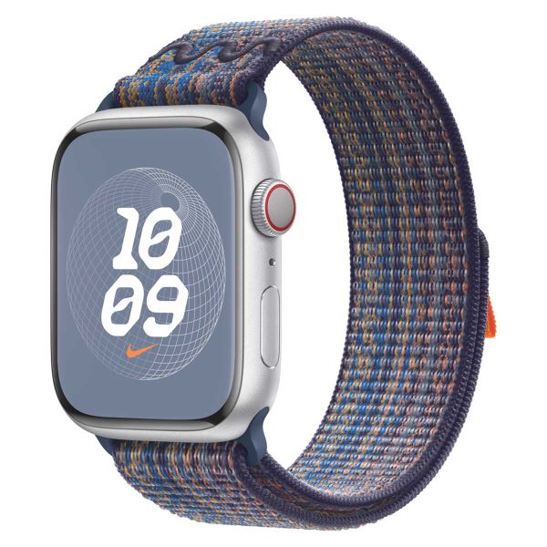 Apple Nike Sport Loop bracelet Apple Watch Series 1 á 10 / SE / Ultra (2) (44/45/46/49 mm) - Game Royal/Orange