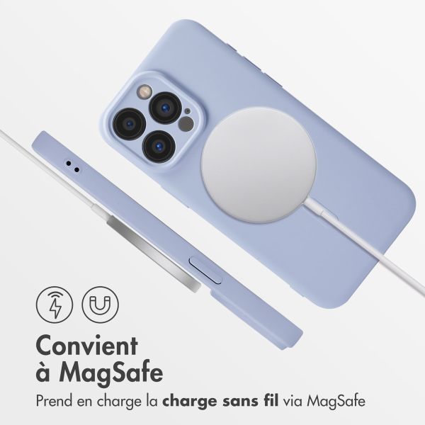 imoshion Coque Couleur avec MagSafe Apple iPhone 15 Pro Max - Lila