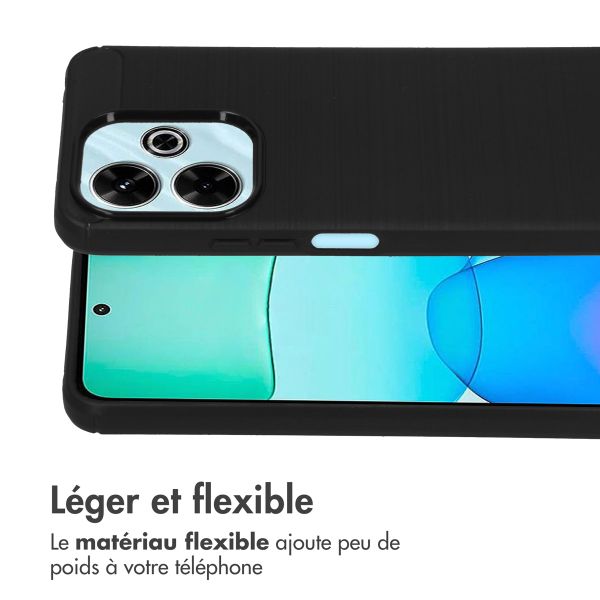 imoshion Coque Brushed Xiaomi Redmi 13 4G - Noir
