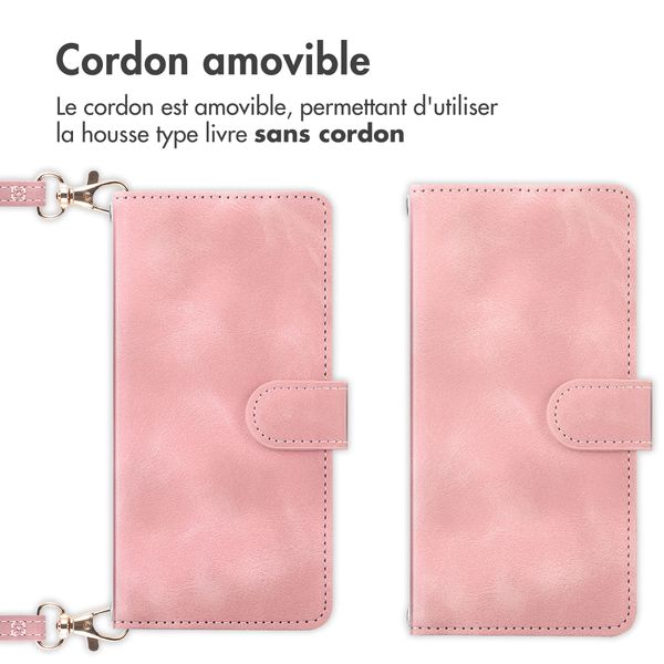 imoshion Etui de télephone portefeuille avec cordon Xiaomi Redmi Note 15 (5G) - Rose