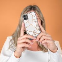 imoshion Coque Design iPhone 12 (Pro) - White Graphic