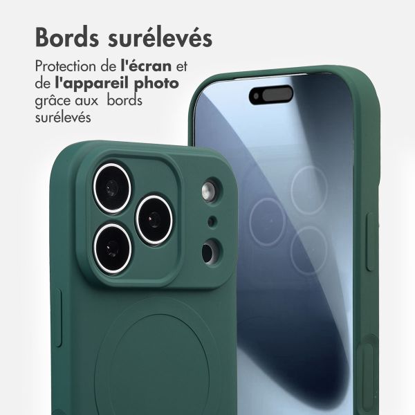 imoshion Coque Couleur avec MagSafe Apple iPhone 17 Pro - Vert foncé