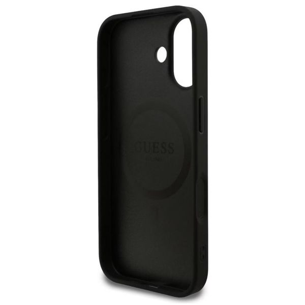 Guess Coque 4G Metal Logo MagSafe Apple iPhone 17 - Noir