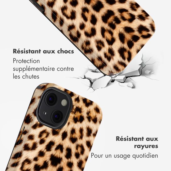 Selencia Coque arrière Vivid Apple iPhone 13 - Wild Leo