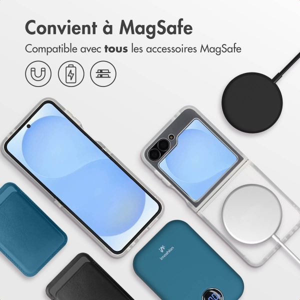 imoshion Coque Color Guard avec MagSafe Samsung Galaxy Z Flip 7 FE - Blanc