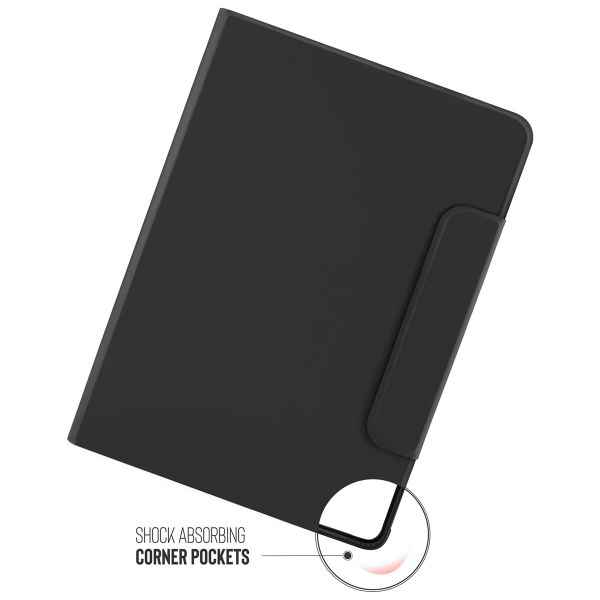 Pipetto Origami No5 Rotating Folio Case Apple iPad Air 13 pouces (2025) M3 / (2024) M2 - Noir