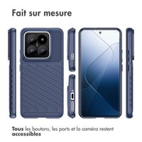 imoshion Coque Arrière Thunder Xiaomi 14 Pro - Bleu foncé