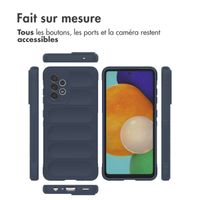 imoshion Coque arrière EasyGrip Samsung Galaxy A52(s) (5G/4G) - Bleu foncé