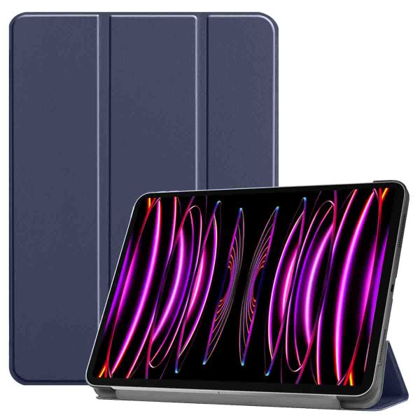 imoshion Coque tablette Trifold iPad Pro 12.9 (2018/2020/2021/2022) - Bleu foncé