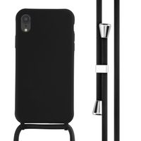 imoshion ﻿Coque en silicone avec cordon Apple iPhone Xr - Noir