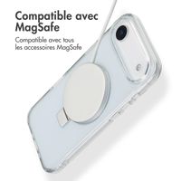 Accezz Coque Ring Stand avec MagSafe Apple iPhone Air - Transparent