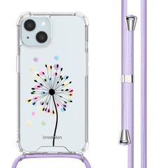 imoshion Coque Design avec cordon Apple iPhone 15 - Sandstone Dandelion
