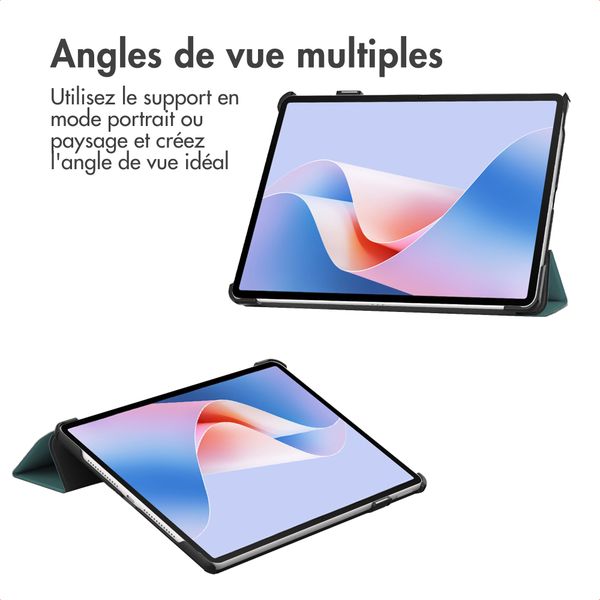 imoshion Coque tablette Trifold Huawei Matepad 11.5s / Huawei Matepad Air 11.5 - Vert foncé