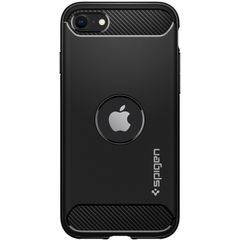 Spigen Coque Rugged Armor Apple iPhone SE (2022 / 2020) - Noir
