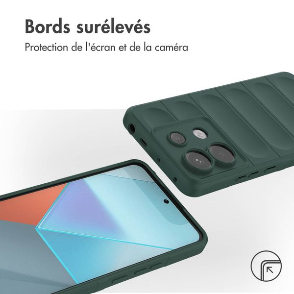 imoshion Coque arrière EasyGrip Xiaomi Redmi Note 13 Pro (5G) - Vert foncé