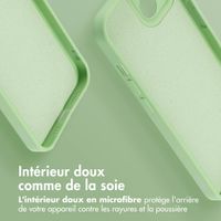 imoshion Coque Couleur avec MagSafe iPhone 13 - Vert