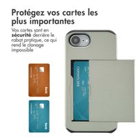 imoshion Coque arrière avec porte-cartes iPhone 16e - Vert