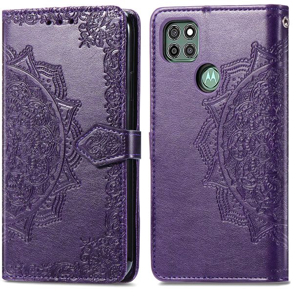 imoshion Etui de téléphone portefeuille Mandala Moto G9 Power