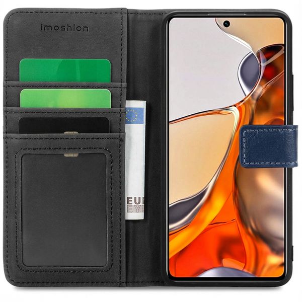 imoshion Étui de télephone portefeuille de luxe Xiaomi 11T (Pro) - Bleu foncé