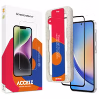 Accezz Protection d'écran en verre trempé avec applicateur Samsung Galaxy A35 / A55 - Transparent