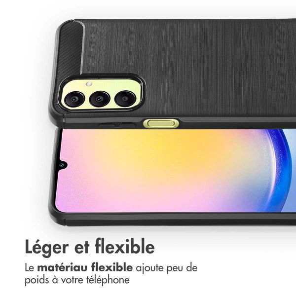 imoshion Coque Brushed Samsung Galaxy A25 (5G) - Noir