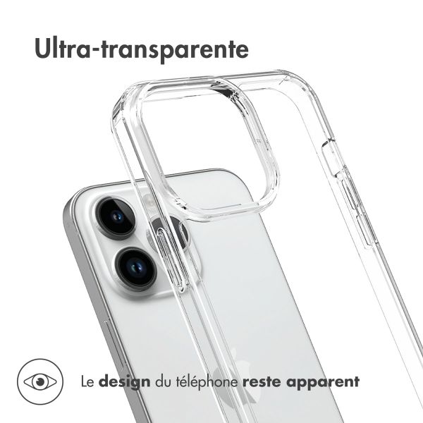 Accezz Coque Xtreme Impact Apple iPhone 15 Pro Max - Transparent