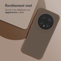 imoshion Coque Couleur Honor Magic8 Pro - Marron