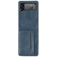 imoshion Étui de télephone portefeuille Luxe Samsung Galaxy Z Flip 4 - Bleu foncé