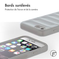 imoshion Coque arrière EasyGrip iPhone SE (2022 / 2020) / 8 / 7 - Gris