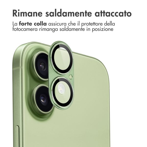 imoshion Protection Caméra en verre trempé 2 Pack Apple Apple iPhone 17 - Sage Green