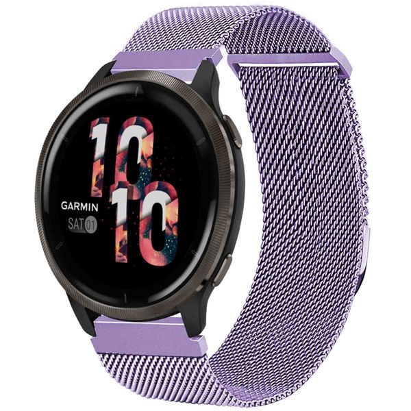 imoshion Bracelet magnétique milanais  - Connexion universelle 22 mm - Taille S - Violet