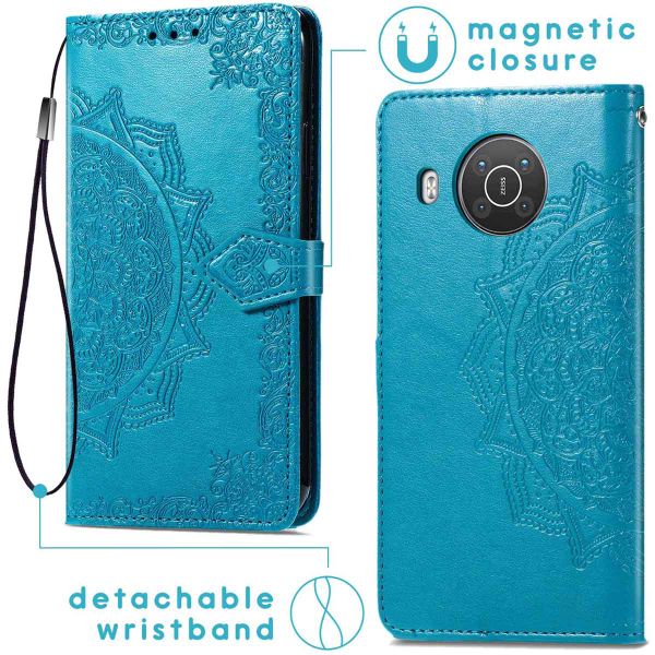 imoshion Etui de téléphone Mandala Nokia X10 / X20 - Turquoise