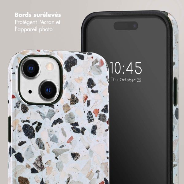 Selencia Coque arrière Vivid Tough iPhone 14 - Chic Terazzo