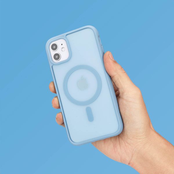 imoshion Coque Color Guard avec MagSafe iPhone 11 - Bleu clair