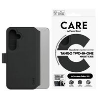 CARE by PanzerGlass Étui de télephone portefeuille Tango 2 en 1 avec MagSafe Samsung Galaxy S25 - Black