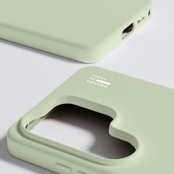 iDeal of Sweden Coque en silicone avec MagSafe Samsung Galaxy S26 Ultra - Sage Green