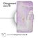 imoshion Étui de téléphone portefeuille Design Samsung Galaxy A35 - Purple Marble