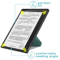 imoshion Étui de liseuse portefeuille Pliable Kobo Elipsa 2E - Vert Bleu foncé