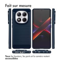 imoshion Coque Brushed Xiaomi Poco X7 - Bleu foncé