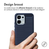 imoshion Coque Brushed Oppo A6 Pro (5G) - Bleu foncé