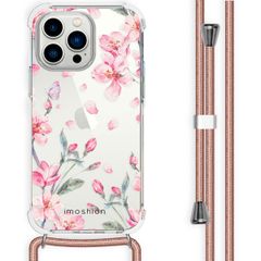 imoshion Coque Design avec cordon Apple iPhone 14 Pro Max - Blossom Watercolor