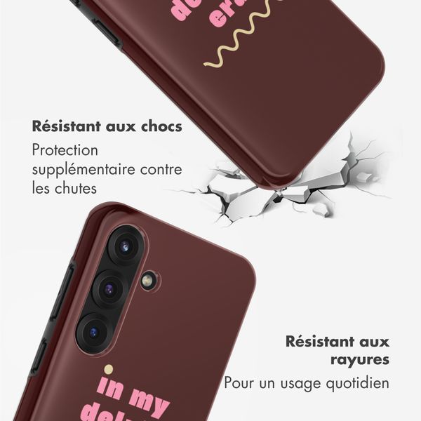 Selencia Coque arrière Vivid avec MagSafe Samsung Galaxy S25 - Delulu