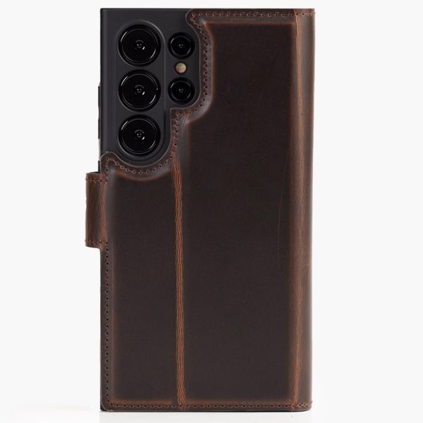 Wachikopa Étui de téléphone portefeuille Multi Wallet Samsung Galaxy S24 Ultra - Dark Brown