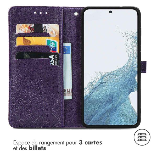 imoshion Etui de télephone Mandala Samsung Galaxy S23 - Violet