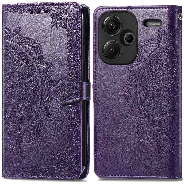 imoshion Etui de téléphone portefeuille Mandala Xiaomi Redmi Note 13 Pro Plus (5G) - Violet