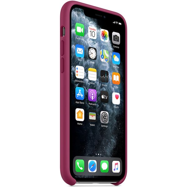 Apple Coque en silicone iPhone 11 Pro - Pomegranate